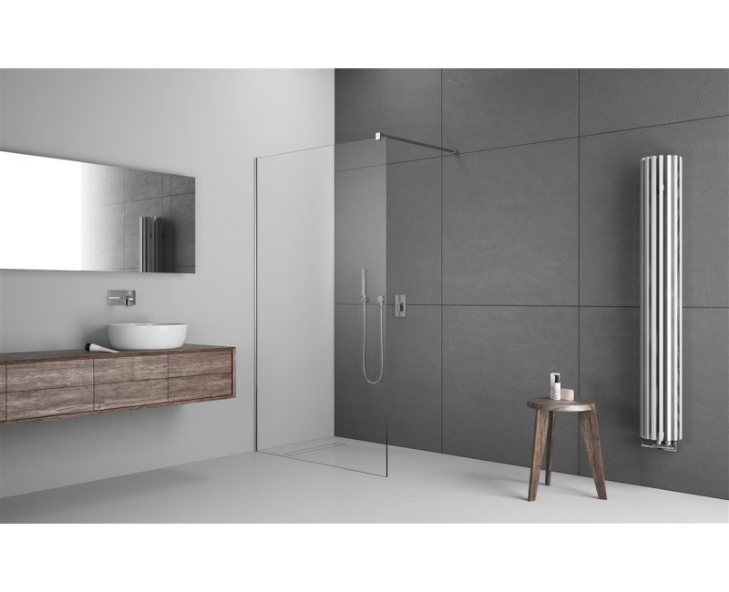 Radaway MODO New II Dušas siena 1100x2000mm, hroms