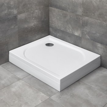 Radaway Душевой поддон прямоуголный DELOS D 100x75 L, balts
