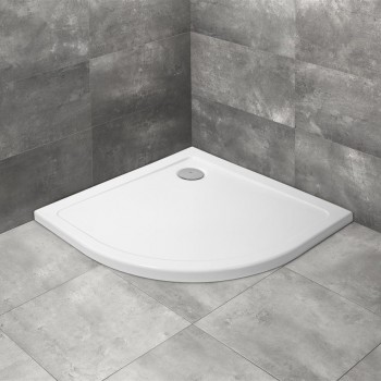 Radaway Душевой поддон полукруглый Doros A 85x85, белый, РАСПРОДАЖА