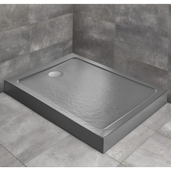 Radaway Taisnstūra dušas paliktnis DOROS F Compact 120x90cm, antracīts akmens