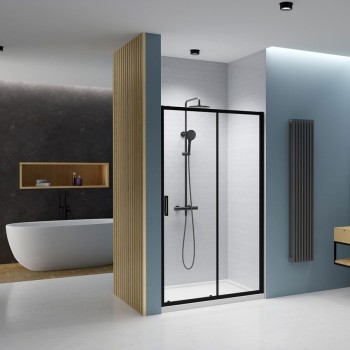 Radaway Раздвижная душевая дверь Premium Pro Black DWJ 120cm R