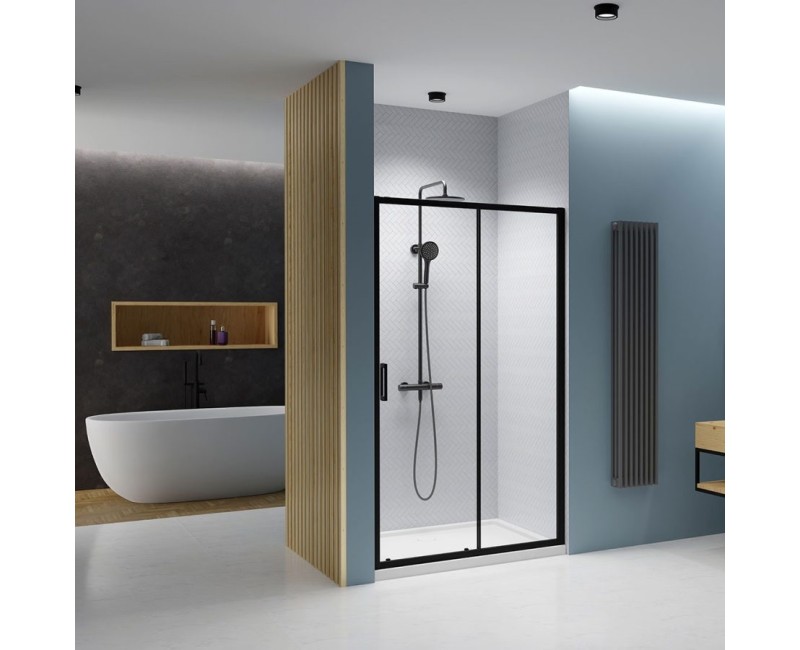 Radaway Раздвижная душевая дверь Premium Pro Black DWJ 120cm R