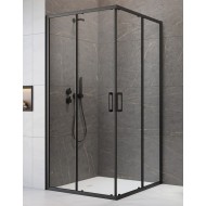 Radaway Душевой уголок квадратный Premium Pro Black KDD 80x80cм