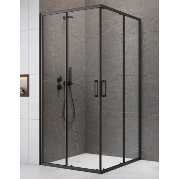 Radaway Душевой уголок квадратный Premium Pro Black KDD 100x100cм