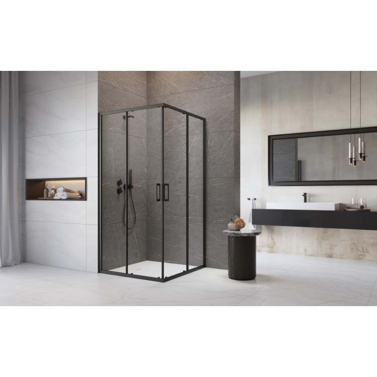 Radaway Душевой уголок квадратный Premium Pro Black KDD 100x100cм Radaway Душевой уголок квадратный Premium Pro Black KDD 100x100cм