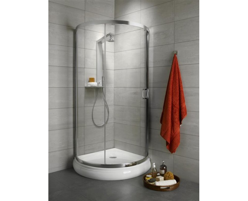 Radaway Pusapaļa dušas kabīne Dolphi Premium Plus B 90