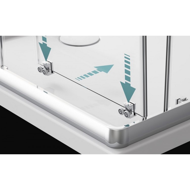 Radaway Душевой уголок квадратный Premium Plus D 80x100 см Radaway Душевой уголок квадратный Premium Plus D 80x100 см
