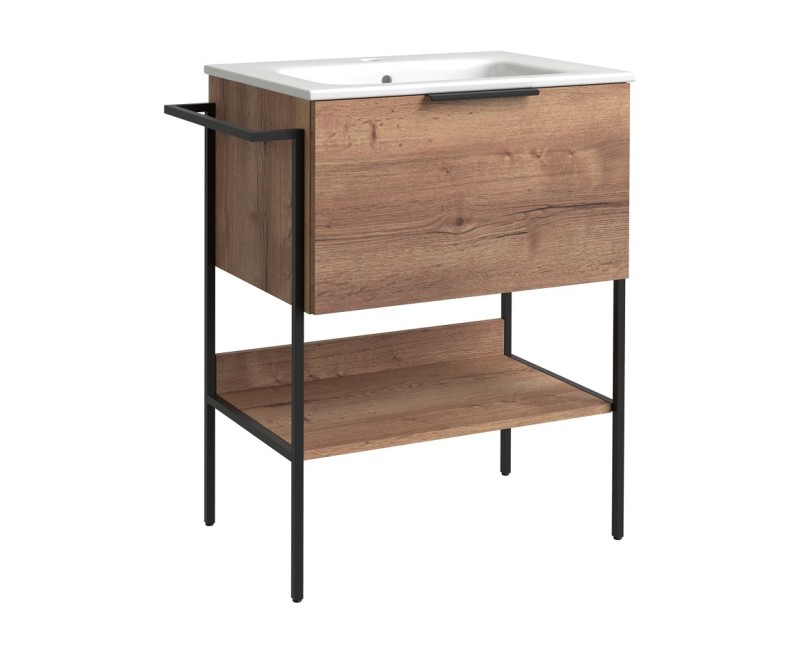 RB MONO Шкафчик с раковиной 61cm, tobacco