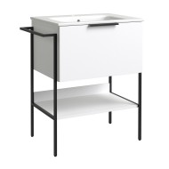 RB MONO Шкафчик с раковиной 61cm, белый матовый