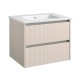 RB URBAN Vannas istabas mebeļu komplekts 60cm, pelēks kašmirs/aluminium RB URBAN Vannas istabas mebeļu komplekts 60cm, pelēks kašmirs/aluminium