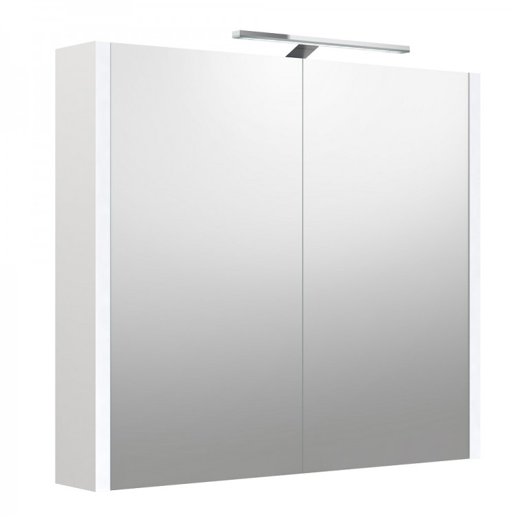 RB URBAN Vannas istabas spoguļskapītis ar LED apgaismojumu 78 cm, 2002512 RB URBAN Vannas istabas spoguļskapītis ar LED apgaismojumu 78 cm, 2002512