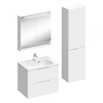 Ravak SB Classic II 400 Augstais skapis L, balts/balts