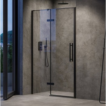 RAVAK COOL Dušas durvis COSD2 110 cm, melns