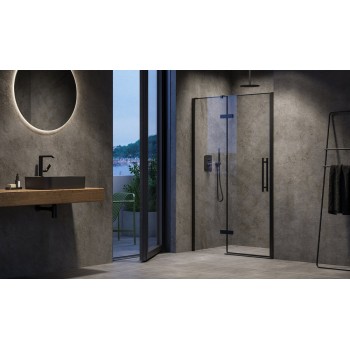 RAVAK COOL Dušas durvis COSD2 110 cm, melns