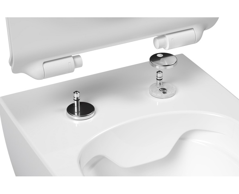 Ravak VITA Slim Сиденье для унитаза Soft Close, белый