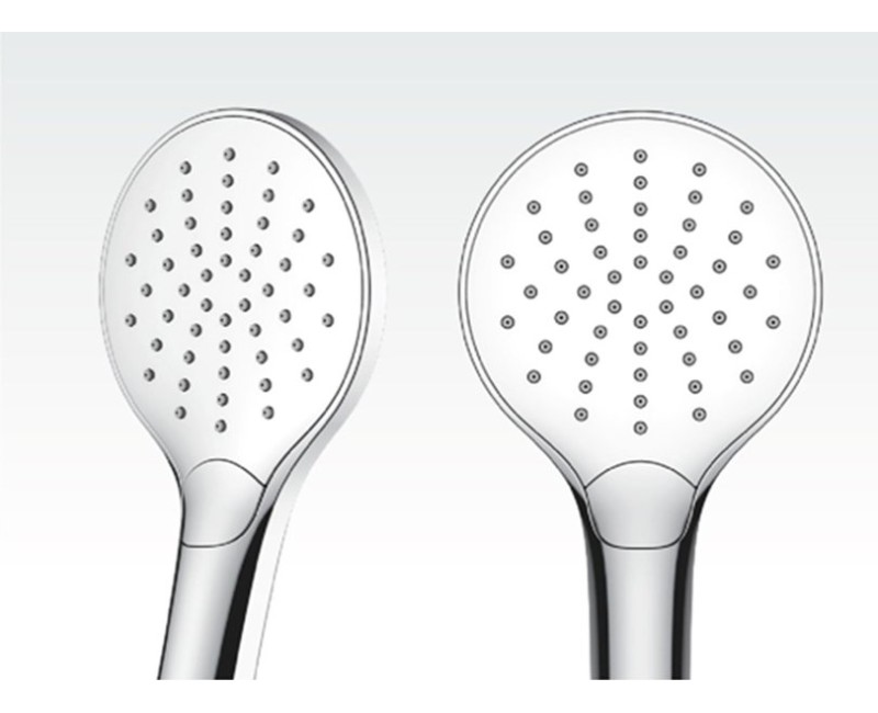 Ravak DS 091.00 Dušas jaucējkrāns ar stacionāro dušu