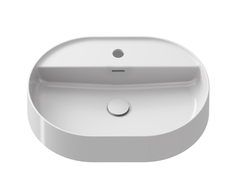 Ravak Ceramic 550 O Slim Shelf Uzliekamā izlietne 55x40 cm