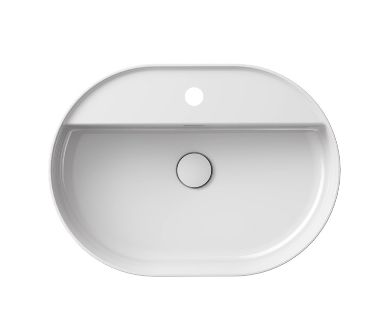 Ravak Ceramic 550 O Slim Shelf Uzliekamā izlietne 55x40 cm