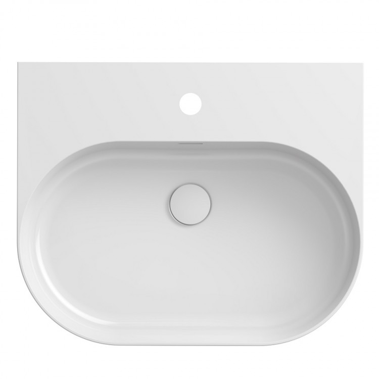 Ravak Ceramic 550 O Slim Wall Uzliekamā izlietne 55x45 cm Ravak Ceramic 550 O Slim Wall Uzliekamā izlietne 55x45 cm