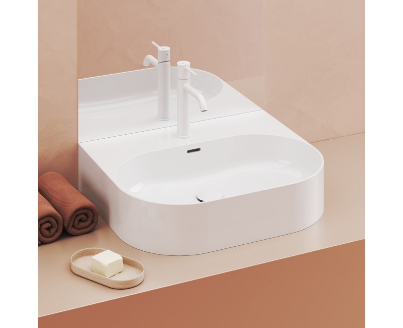 Ravak Ceramic 550 O Slim Wall Uzliekamā izlietne 55x45 cm