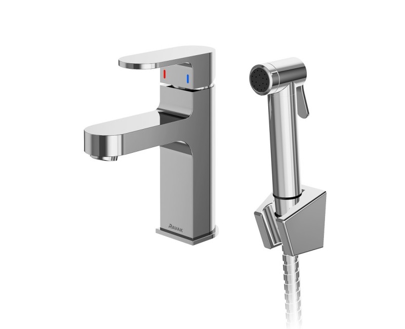 Ravak CR 112.01 Izlietnes jaucējkrāns ar bidettu, X070167