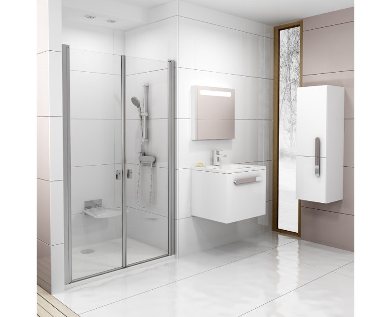 RAVAK Душевые двери Chrome CSDL2 120 cm, белый