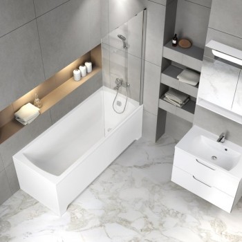 RAVAK Vanna CLASSIC II 120x70, Akrila, Balta CC11000000