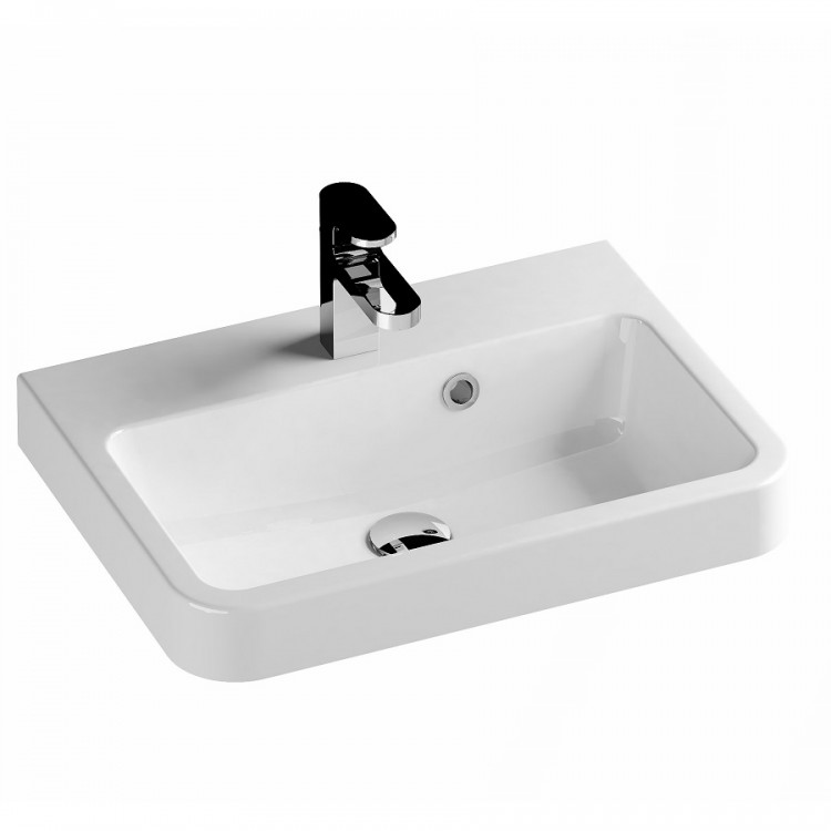 RAVAK Раковина BeHappy II 55x40 см, белая RAVAK Раковина BeHappy II 55x40 см, белая