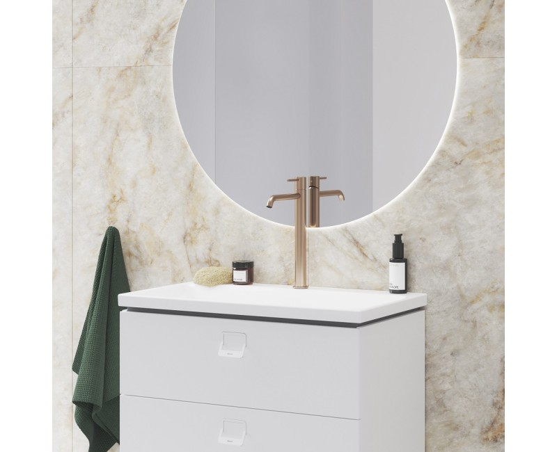 RAVAK Paaugstināts izlietnes jaucējkrāns ESPIRIT ES 015.60RGB, matēts rozā zelts