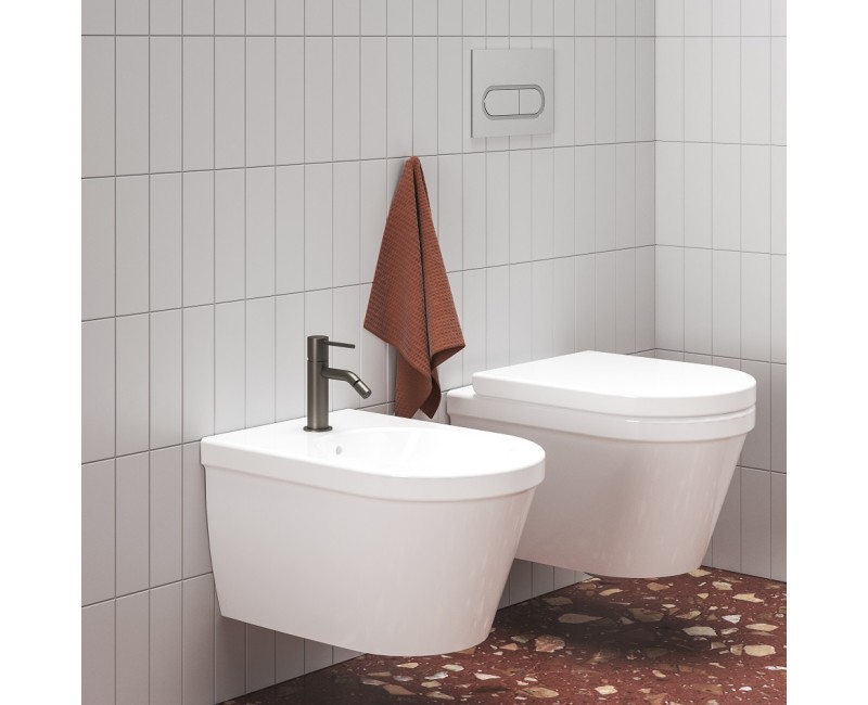 RAVAK ESPIRIT Bidē jaucējkrāns ES 056.20GB, matēts grafīts