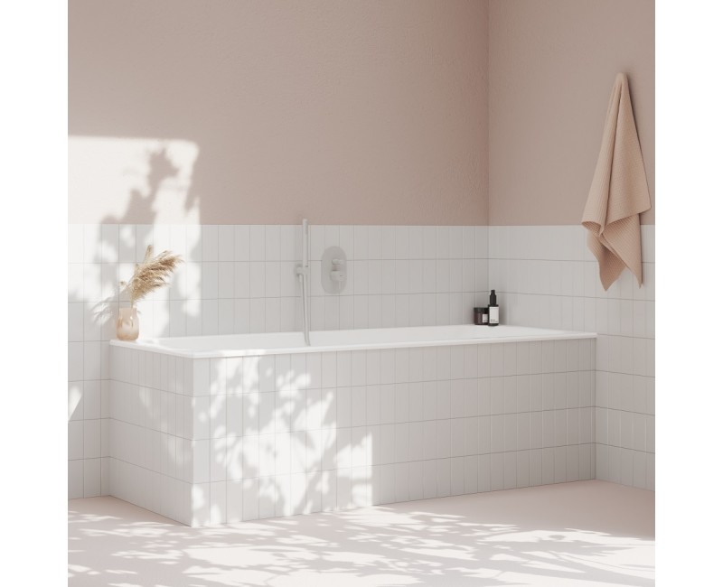 RAVAK ESPIRIT Iebūvējamais vannas/dušas jaucējkrāns ES 061.10WV O2, balts matēts