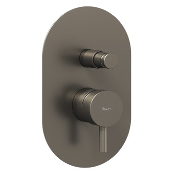 RAVAK ESPIRIT Iebūvējamais vannas/dušas jaucējkrāns ES 061.20GB O2, matēts grafīts