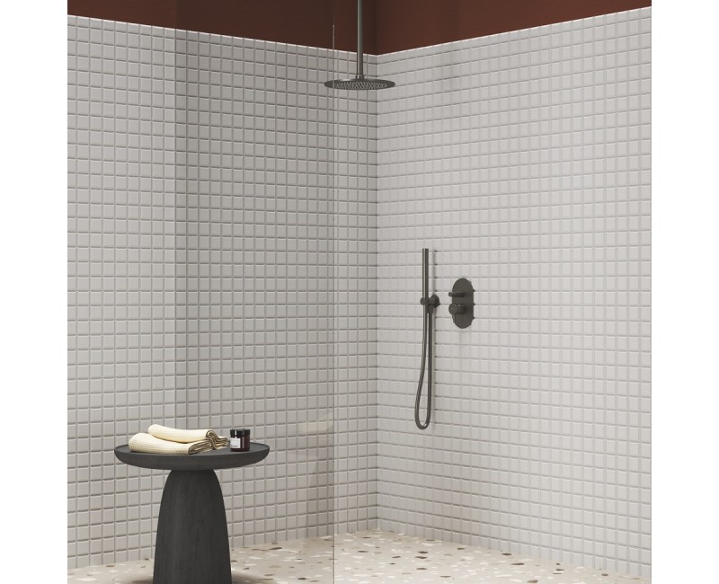 RAVAK ESPIRIT Iebūvējamais vannas/dušas jaucējkrāns ES 061.20GB O2, matēts grafīts