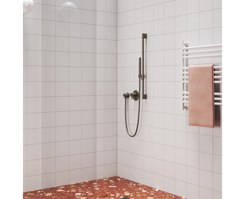 RAVAK ESPIRIT Iebūvējamais dušas jaucējkrāns ES 062.20GB O1, matēts grafīts