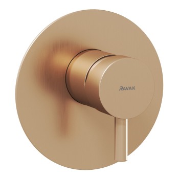 RAVAK ESPIRIT Iebūvējamais dušas jaucējkrāns ES 062.20RGB O1, matēts rozā zelts
