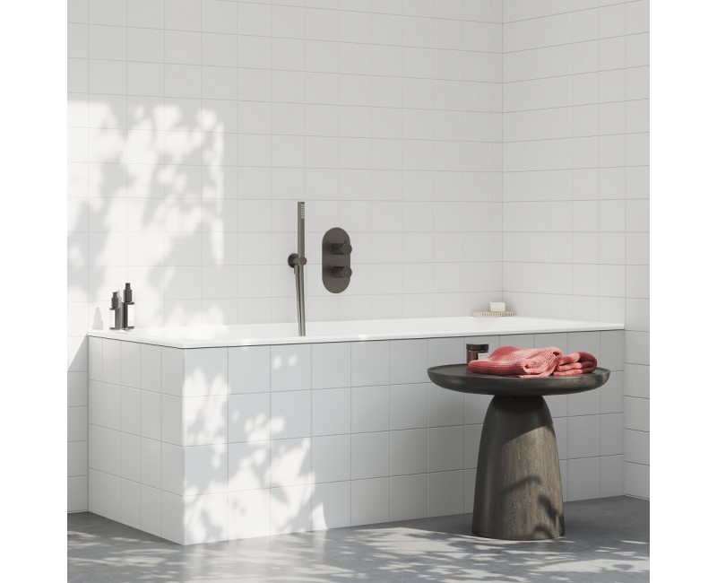 Ravak Espirit Termostata vannas/dušas jaucējkrāna virsapmetuma daĮa ES 063.20GB.O2RB07C, matēts grafīts