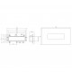 Ravak R-box Horizontal Zemapmetuma jaucējkrānu korpuss RB 07D.50 Ravak R-box Horizontal Zemapmetuma jaucējkrānu korpuss RB 07D.50