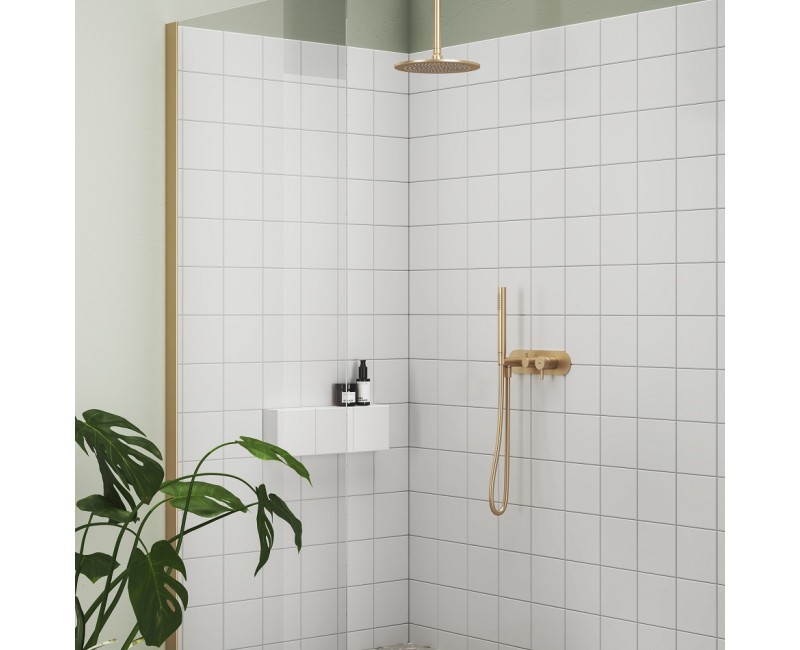 Ravak Espirit Смеситель cкрытого монтажа для ванны/душа ES 065.60RGB.O2RB07D, матовое розовое золото