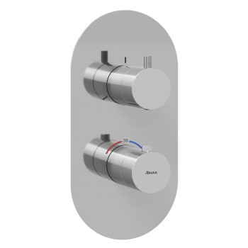 Ravak Espirit Термостатический смеситель cкрытого монтажа для ванны/душа ES 067.00CR.O3RB07C, hroms
