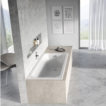 RAVAK Vanna CHROME SLIM 150x70, Akrila, Balta C721300000