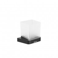 Ravak 10° Black Держатель стакана с стаканом , черный TD 210.20