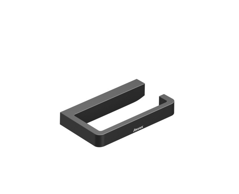 Ravak 10° Tualetes papīra turētājs, melns TD 400.20