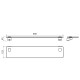 Ravak 10° Plaukts, stikla 60 cm, melns TD 500.20 Ravak 10° Plaukts, stikla 60 cm, melns TD 500.20