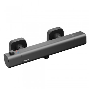 RAVAK 10° Free Black TD F 033.20/150 Dušas termostata jaucējkrāns, X070154