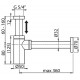 Ravak Сифон для раковины 1 1/4x32, черный Ravak Сифон для раковины 1 1/4x32, черный