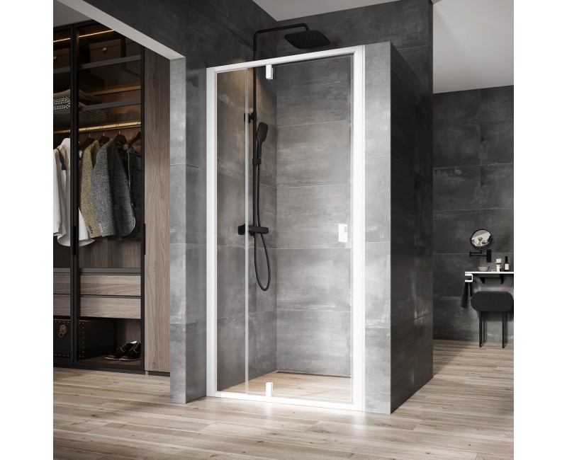 RAVAK NEXTY Dušas durvis NDOP2 110 cm, balts/balts