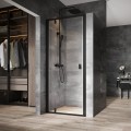 RAVAK NEXTY Dušas durvis NDOP1 80 cm, melns/melns