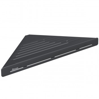 Ravak SLIM C Stūra plaukts 290x139 mm, melns X07P650