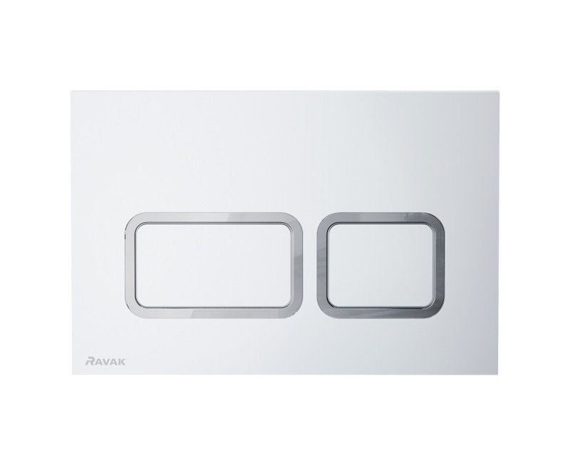 Ravak TWIN SATIN Кнопка смыва, сатин X0739