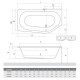 Roltechnik Ванна ACTIVA NEO 150x90 cm